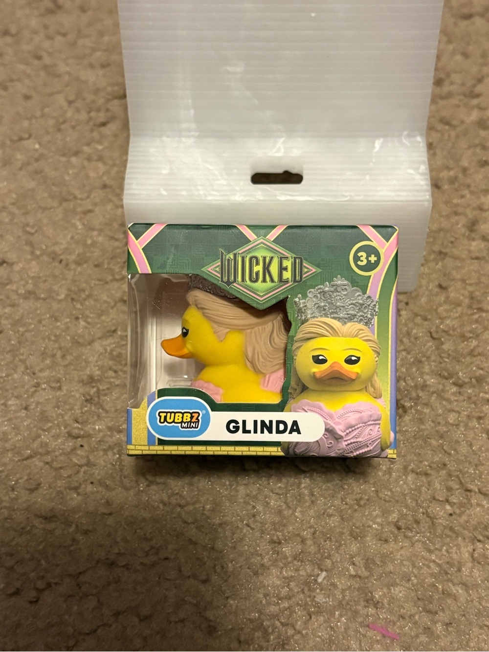 NWT Wicked Tubbz Mini Duck, Character: Glinda